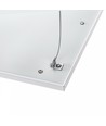 Wireupphängning för 60x60 och 30x120 LED-paneler - 4 st. set, 100cm, silver