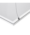 Wireupphängning för 60x60 och 30x120 LED-paneler - 4 st. set, 100cm, silver