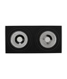 Mirora AR111 X2 dubbel utanpåliggande spot - Svart, rektangulär, justerbar, för 2x GU10, 29,3 x 14,5 cm