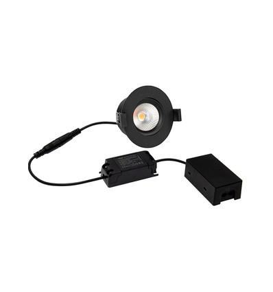 HiluX D3 Tilt360 LED downlight RA97 - 2700K, Svart