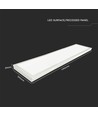 120x30 LED-panel, 40W - 110lm/W, inbyggd i vit ram
