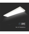 120x30 LED-panel, 40W - 110lm/W, inbyggd i vit ram