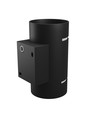 Inomhus G9 upp/ned vägglampa - Ø8 cm, IP20, svart