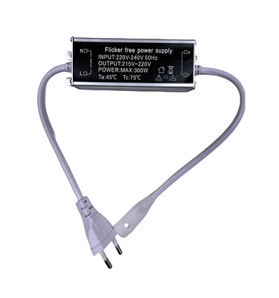 Flicker free kontakt för 230V CLIP-ON 8x16 Neonflex - Inkl. ändpropp, flicker free, 230V