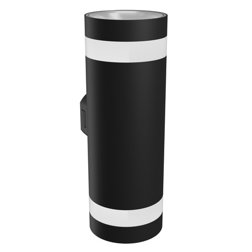 18W Torre ring vägglampa - IP54 utomhus, Rund, CCT, Svart, Upp/ned, 3 ljusfärger, inkl. ljuskälla