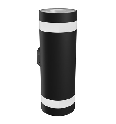 18W Torre ring vägglampa - IP54 utomhus, Rund, CCT, Svart, Upp/ned, 3 ljusfärger, inkl. ljuskälla