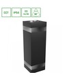 18W Torre ring vägglampa - IP54 utomhus, CCT, fyrkantig, 3 ljusfärger, svart, upp/ner, inkl. ljuskälla