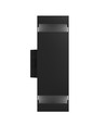 18W Torre ring vägglampa - IP54 utomhus, CCT, fyrkantig, 3 ljusfärger, svart, upp/ner, inkl. ljuskälla