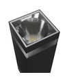 18W Torre ring vägglampa - IP54 utomhus, CCT, fyrkantig, 3 ljusfärger, svart, upp/ner, inkl. ljuskälla