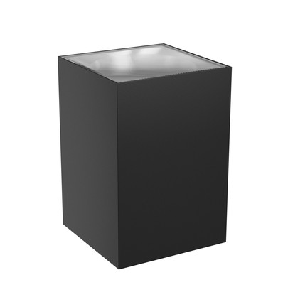 9W Torre vägglampa - IP54 utomhus, CCT, fyrkantig, 3 ljusfärger, svart, inkl. ljuskälla