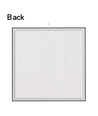 60x60 CCT LED-panel, 36W - Höjd: 35mm, 140lm/W, svart kant
