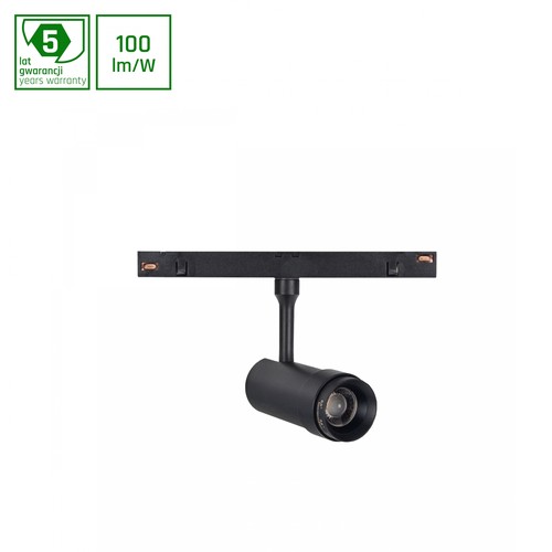 5W SHIFT SPOT ZOOM S för 48V skensystem - 3000K, RA90, 20-60° spridning, Ø3,5 x 8 cm