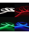 5m 9W/m RGB CLIP-ON LED-strip - 230V, IP67 vattentät, vitt hölje, 60 LED