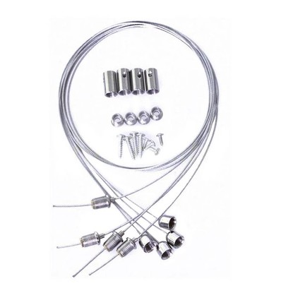 Set med 4 wires för LED panel - 1 meter, enkel justering