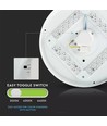 24W Rund LED-taklampa - Ø35cm, CCT, 3 ljusfärger