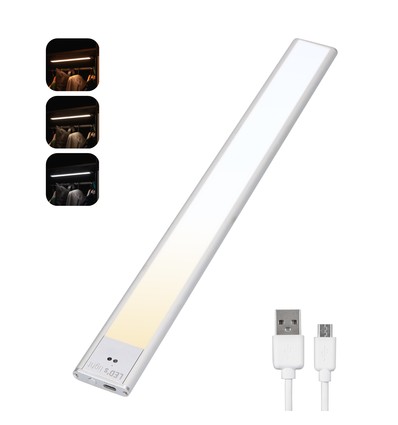 Slimline LED underskåpsarmatur Med Sensor, CCT, Dimbar - 600 mm