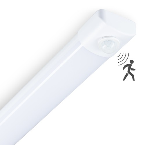 High-Lumen LED Armatur 36W Med Sensor i 4000K, IP40, 230V - 120cm