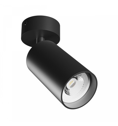 GU10 Vägg/takmonterad spot - Svart, utanpåliggande, IP20, utan ljuskälla