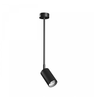 VARIOSA GU10 takspot - Svart, aluminium, för 1x GU10, IP20 inomhus
