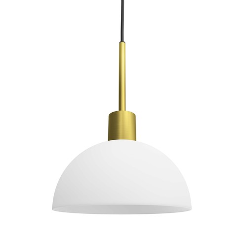 Outlet: Herstal Vienda pendellampa E14 i mässing/opalglas