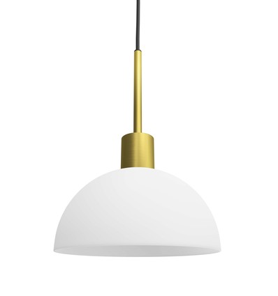 Outlet: Herstal Vienda pendellampa E14 i mässing/opalglas