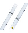 High-Lumen LED Armatur På 40W i 4000K, IP40, 230V - 150 cm