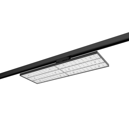60W 3-fas Shoplight - 166lm/W, 90 graders spridning, Svart, LED board, butiksbelysning