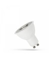 GU10 4W LED-lampa - 55°, varmvit, med lins