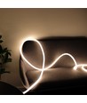 10m Neon Flex Tube för inredning - 230V, varmvit, D16 Neon komplett set
