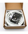 10m Neon Flex Tube för inredning - 230V, varmvit, D16 Neon komplett set