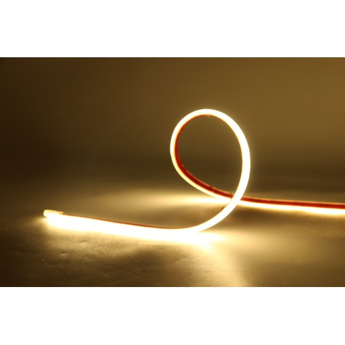 1m 12W/m Badrumsstrip vattentät - 24V DC, COB LED, 2 meter sladd