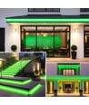 8W per meter Grön 8x16 CLIP-ON Neon Flex LED - 24V DC, IP67