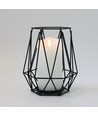 LED Blockljus 15 cm hög, flameffekt, vit - Ø7,5 cm, 15 cm hög, fungerar med fjärrkontroll, timer, äkta stearin