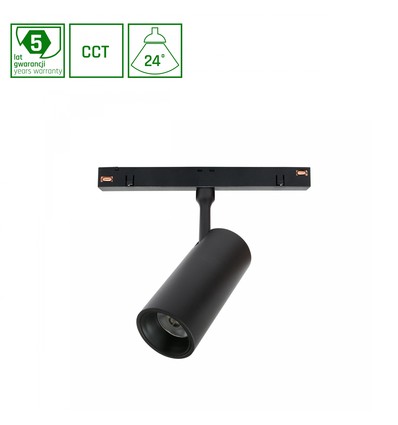 10W SMART LED skenspotlight - 950lm, 3000K, vit kant