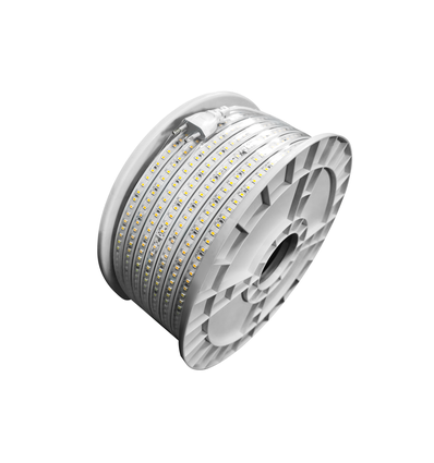 50m Arbetsljus 230V LED strip - IP65, 180 LED/m, 7,2W/m, 720 lm/m