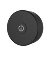 LEDlife rWave svart rund mini fjärrkontroll - 1 zone, inkl. magnethållare