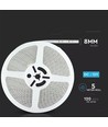 5m 7,2W/m stänksäker LED-strip - 12V DC, IP65, 120 LED per meter