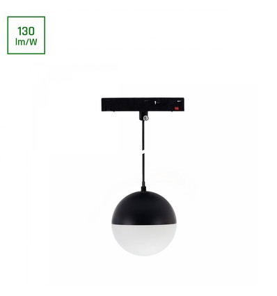 SHIFT Basic - Globe P, Klotslampa Upphängning, 90mm, 10W, 4000K, Svart