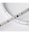 5 m vattentät Ridbana strip (Typ X-2) - 230V, IP67, 1300lm/m, 10W/m, kan klippas var 10cm