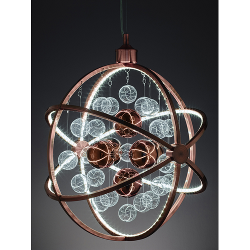 Galaxy Pendel Lampa 20W Dimbar i Koppar - Nielsen Light