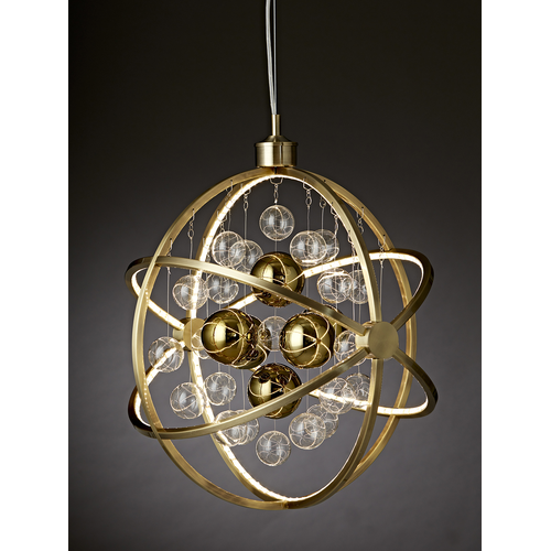 Galaxy Pendellampa 20W Dimbar i Antik Mässing - Nielsen Light