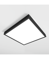 Hög ram för 60x60 LED-panel - Monteringssats, svart kant