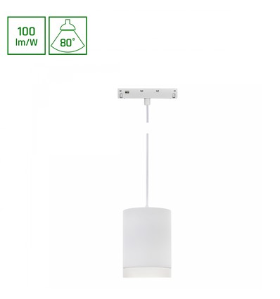 7W SHIFT BASIC SPOT RING skenspot, 48V - Neutralvit, 48V DC, Ø5,5 x 10 cm