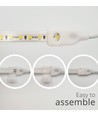 5m 10W/m vattentät LED-strip (Typ X-2) - 230V, IP67, 1300lm/m, kan klippas var 10:e cm, upp till 50m