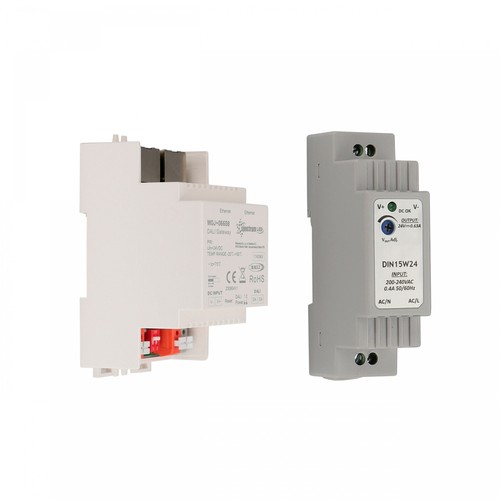 Trådlös Tuya - DALI Gateway - Spectrum, Strömförsörjning 24V DIN