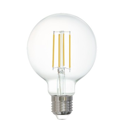 Outlet: EGLO Zigbee G80, Klar E27 LED Globepære 6W i 4000K