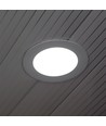 6W Ø12cm LED infälld panel - Hål: Ø11 cm, Mått: Ø12 cm