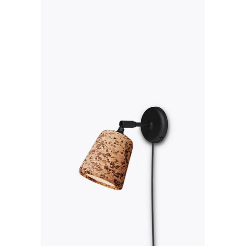 Outlet: Material Vägglampa för E14 i Rå Kork - New Works