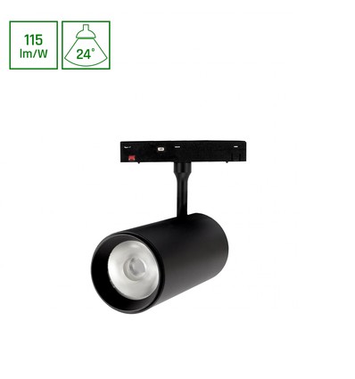 SHIFT Spot Basic L 20W för magnetskena - 48V, NW, 4000K, 115lm/W