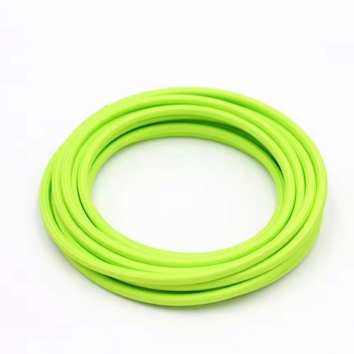 5m Tygkabel 2x0,75 mm², textil - 230V, Ljusgrön